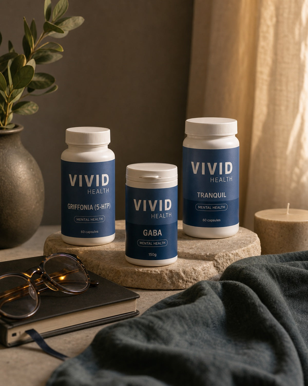 Vivid Rest & Focus Stack — Sleep, Calm and Mental Clarity Bundle — product photo