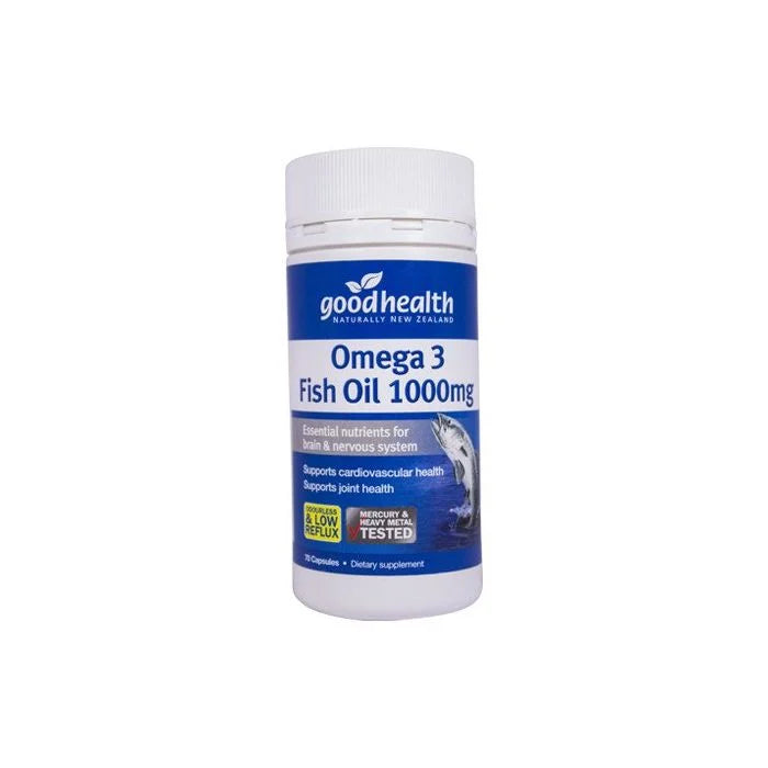 GOOD HEALTH - Omega-3 Fish Oil 1000mg - 70 Capsules | One Life Health