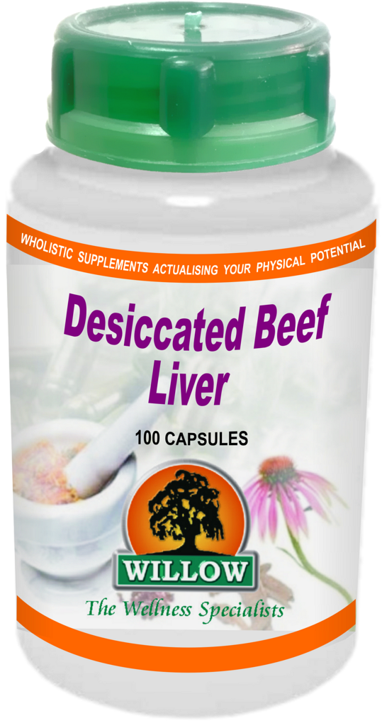 WILLOW - Desiccated Beef Liver - 100 Capsules | One Life Health