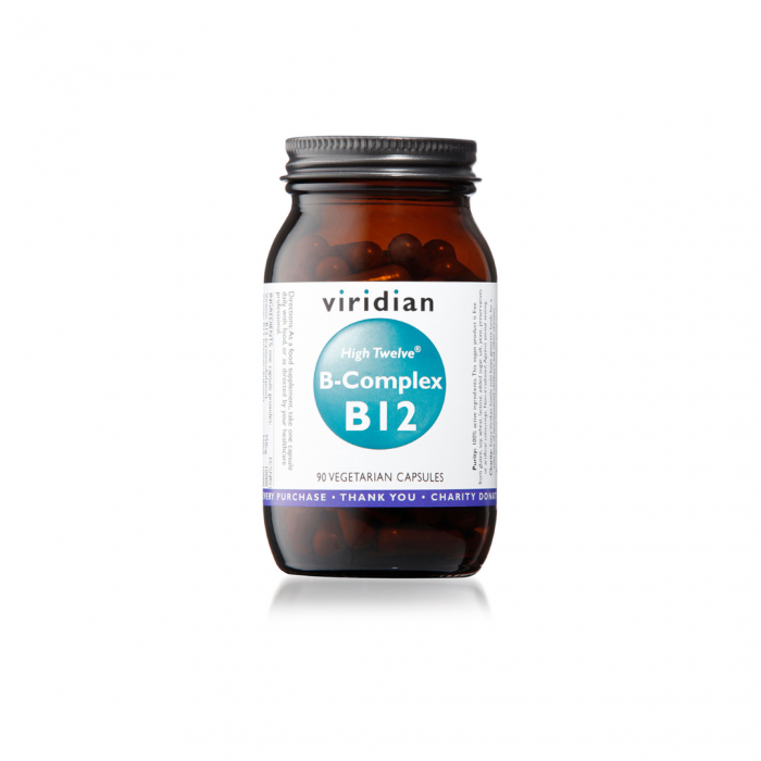 VIRIDIAN HIGH TWELVE - B12 With B-Complex - 90 Veg Capsules – Onelifehealth