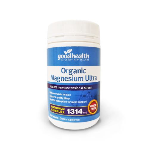 GOOD HEALTH Organic Magnesium Ultra 120 Tablets onelifehealth