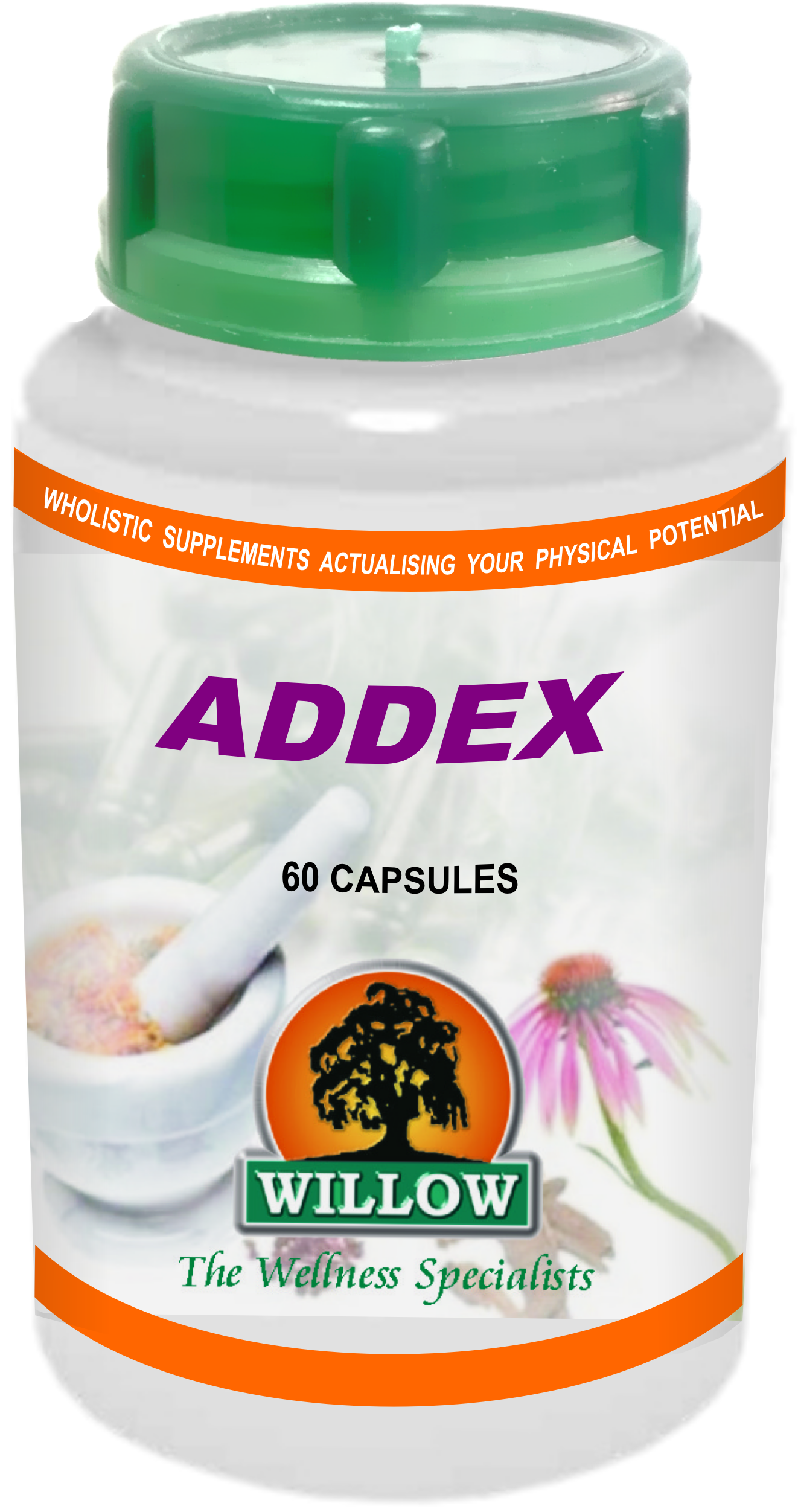 WILLOW - ADDEX - 60 Capsules | One Life Health