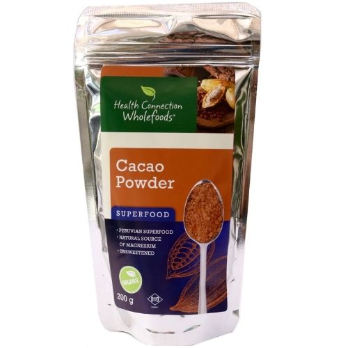 HEALTH CONNECTION WHOLEFOODS - Organic Cacao Powder - 200g | One Life Health