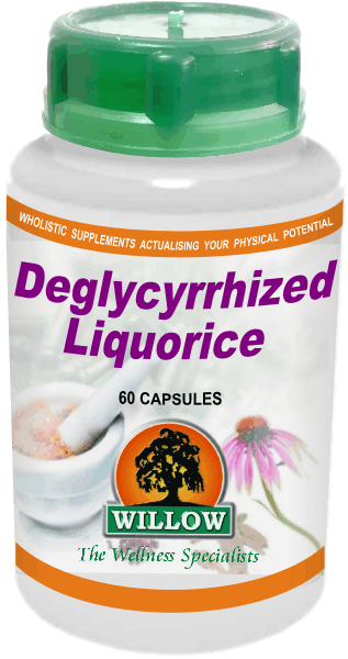 WILLOW - Deglycyrrhized Liquorice - 50 Capsules | One Life Health