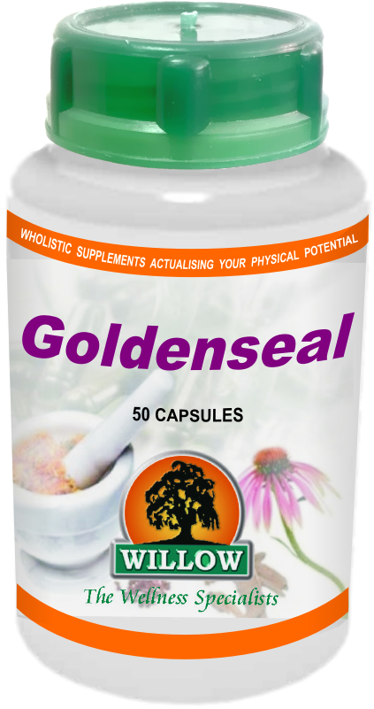 WILLOW - Goldenseal - 50 Capsules | One Life Health
