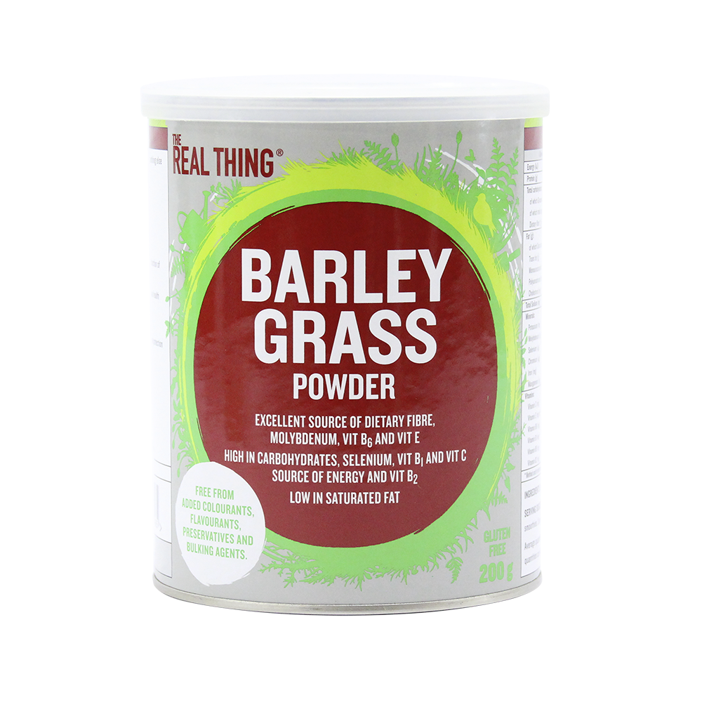 THE REAL THING FOOD SUPPLEMENTS - Barley Grass Powder 200g | One Life Health