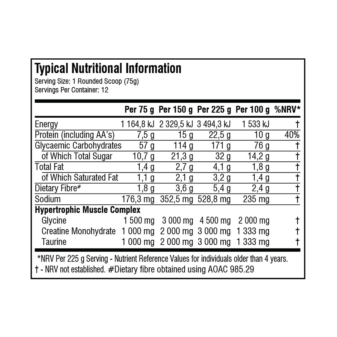 SSA CORE SERIES - Anabolic Muscle Stack 908g - Strawberry Sundae | One Life Health