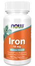 NOW®  - Iron 18 mg - 120 Veg Capsules