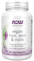 NOW® SOLUTIONS - Hair, Skin & Nails, Vegan - 90 Veg Capsules