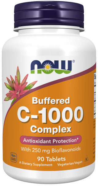 NOW® - Vitamin C-1000 Complex - 90 Tablets | One Life Health