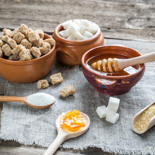 Selection of natural and low-calorie sweeteners available at Onelife Health South Africa