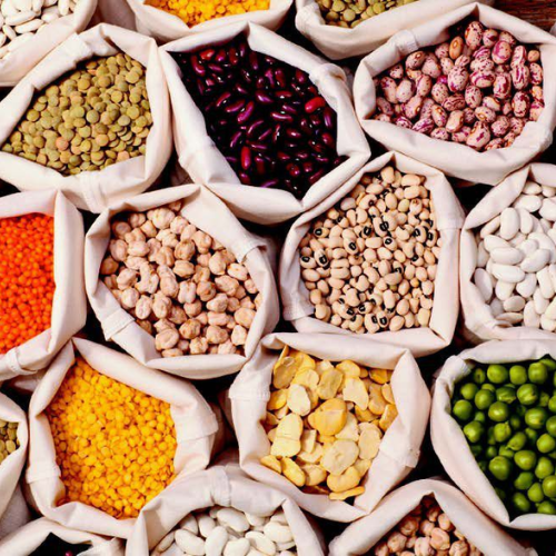 Selection of dried legumes including lentils, chickpeas, and beans available at Onelife Health