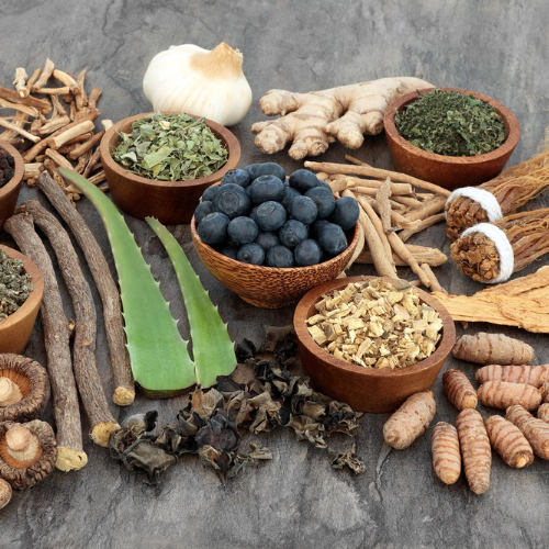 Adaptogen supplements including ashwagandha and functional mushrooms at Onelife Health SA