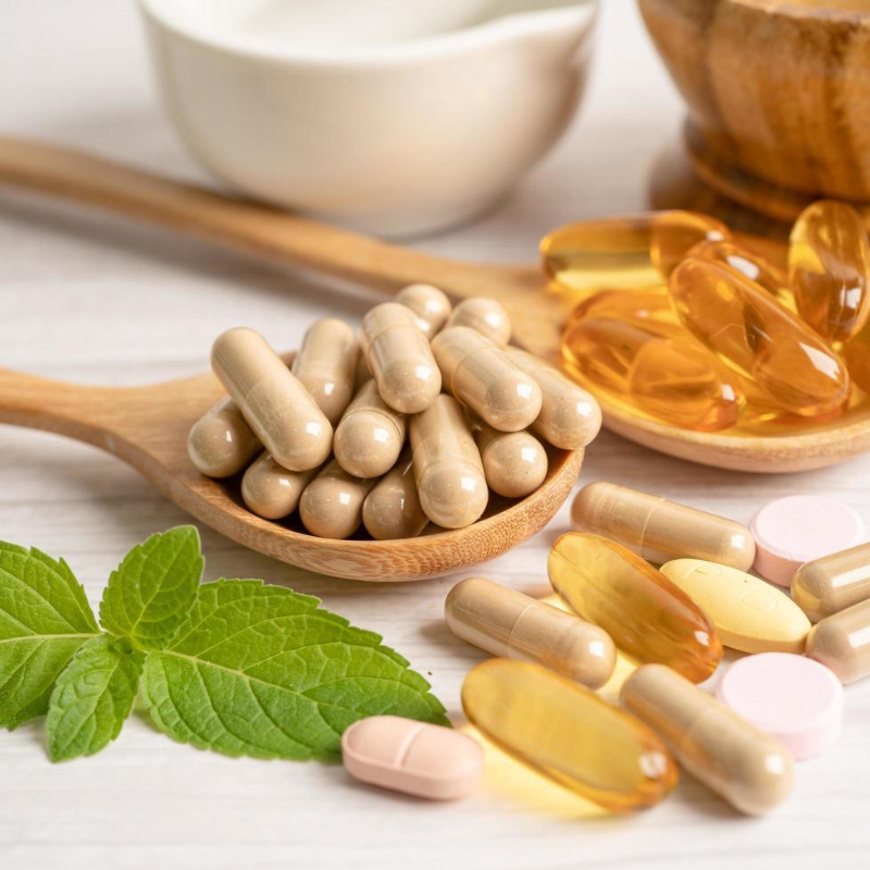 Health supplements collection including vitamins, minerals, and herbal products at Onelife Health SA
