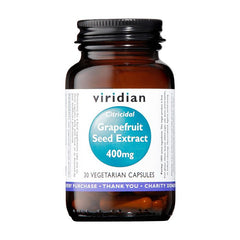 VIRIDIAN - Grapefruit Seed Extract 400mg - 30 Veg Capsules