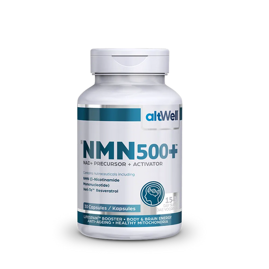 ALTWELL - NMN500 Plus - 30 Capsules | One Life Health