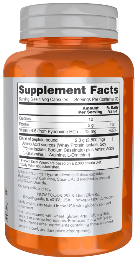 NOW - Amino Complete™ - 120 Veg Capsules | One Life Health