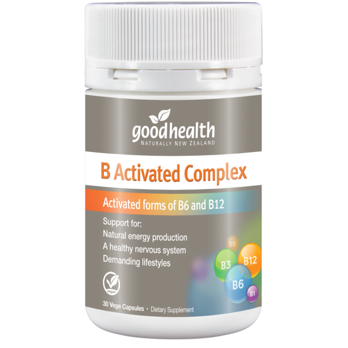 GOOD HEALTH - B Activated Complex - 30 Capsules | One Life Health