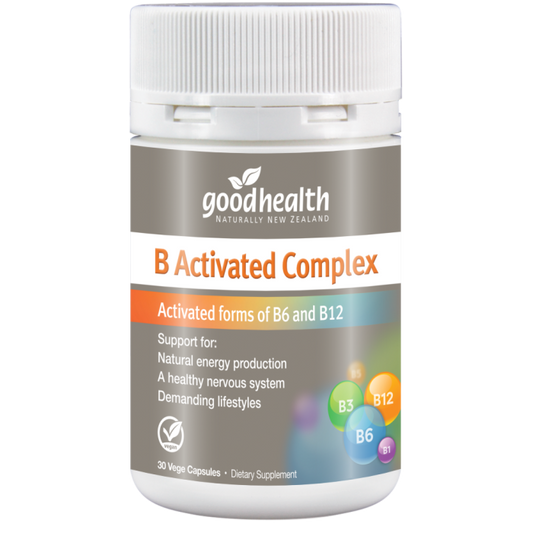 GOOD HEALTH - B Activated Complex - 30 Capsules | One Life Health