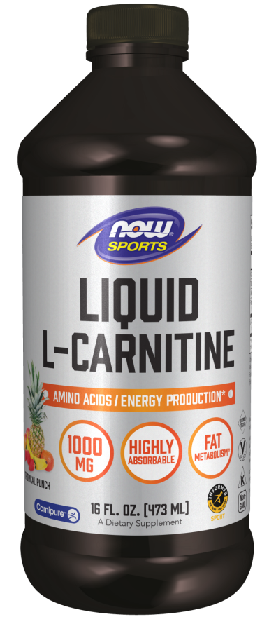 NOW® - L-Carnitine Liquid Tropical - 473ml | One Life Health