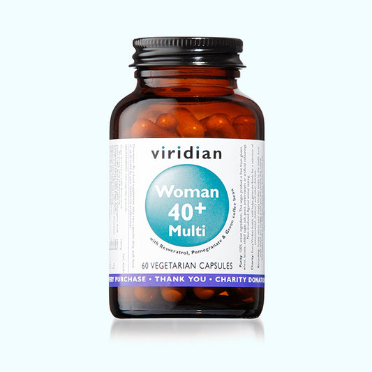 VIRIDIAN - Woman 40 Plus Multi – 60 Veg Capsules | One Life Health