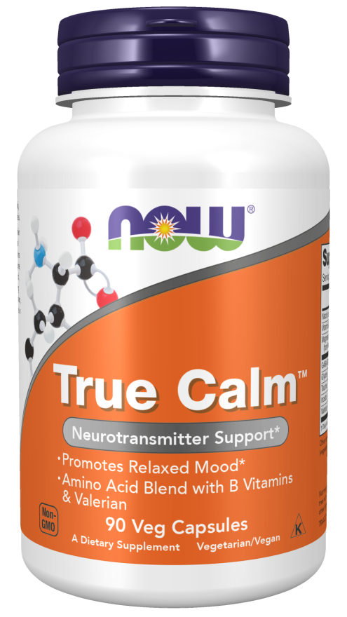 NOW® - True Calm™ - 90 Veg Capsules | One Life Health