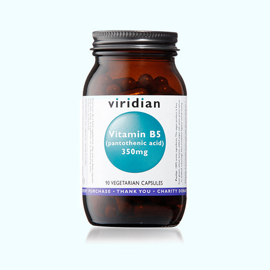 VIRIDIAN - Vitamin B5 350mg - 90 Veg Capsules | One Life Health