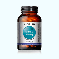 VIRIDIAN - Extra C 550mg - 30 Veg Capsules