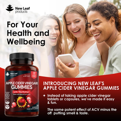 NEW LEAF - Apple Cider Vinegar - 30 Gummies
