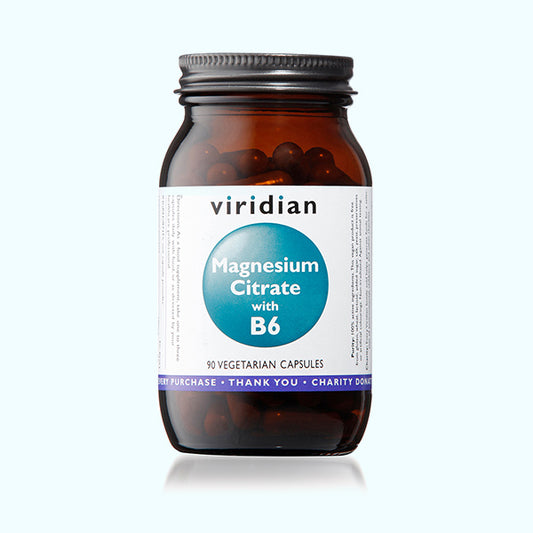 VIRIDIAN - Magnesium Citrate with B6 - 90 Veg Capsules | One Life Health