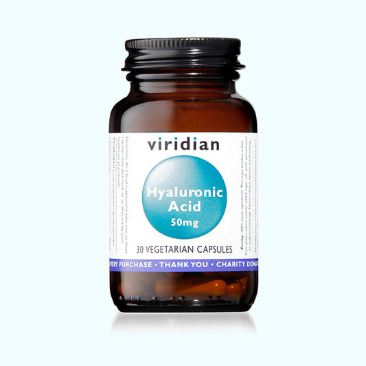 VIRIDIAN - Hyaluronic Acid 50mg - 30 Veg Capsules | One Life Health