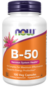 NOW - Vitamin B-50 mg - 100 Veg Capsules