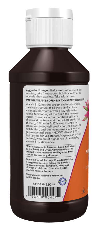 NOW® - Ultra B-12 Liquid - 118ml | One Life Health
