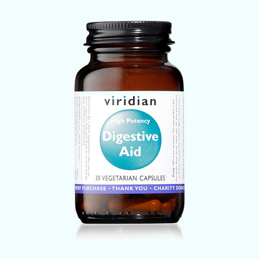 VIRIDIAN - Hi-Potency Digestive Aid - 30 Veg Capsules | One Life Health