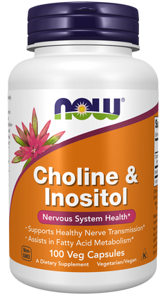 NOW® - Choline & Inositol - 100 Veg Capsules