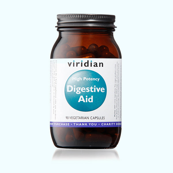 VIRIDIAN - Hi-Potency Digestive Aid – 90 Veg Capsules | One Life Health