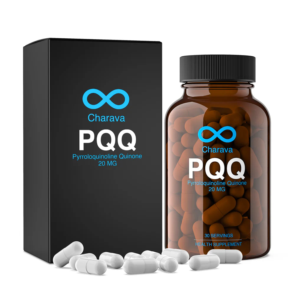 CHARAVA - PQQ 20mg - 30 Veg Capsules | One Life Health