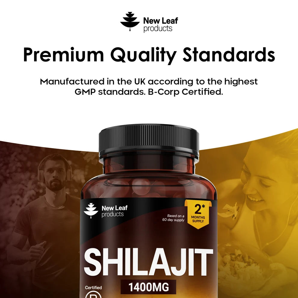 NEW LEAF - Shilajit - 120 Capsules