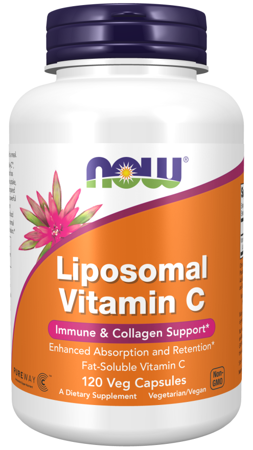 NOW® - Liposomal Vitamin C - 120 Veg Capsules | One Life Health