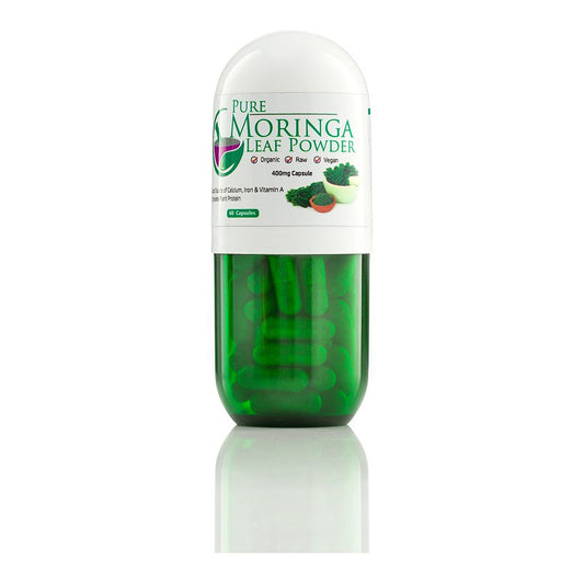 PLUSH ORGANICS - Moringa Leaf 400mg - 60 Capsules | One Life Health