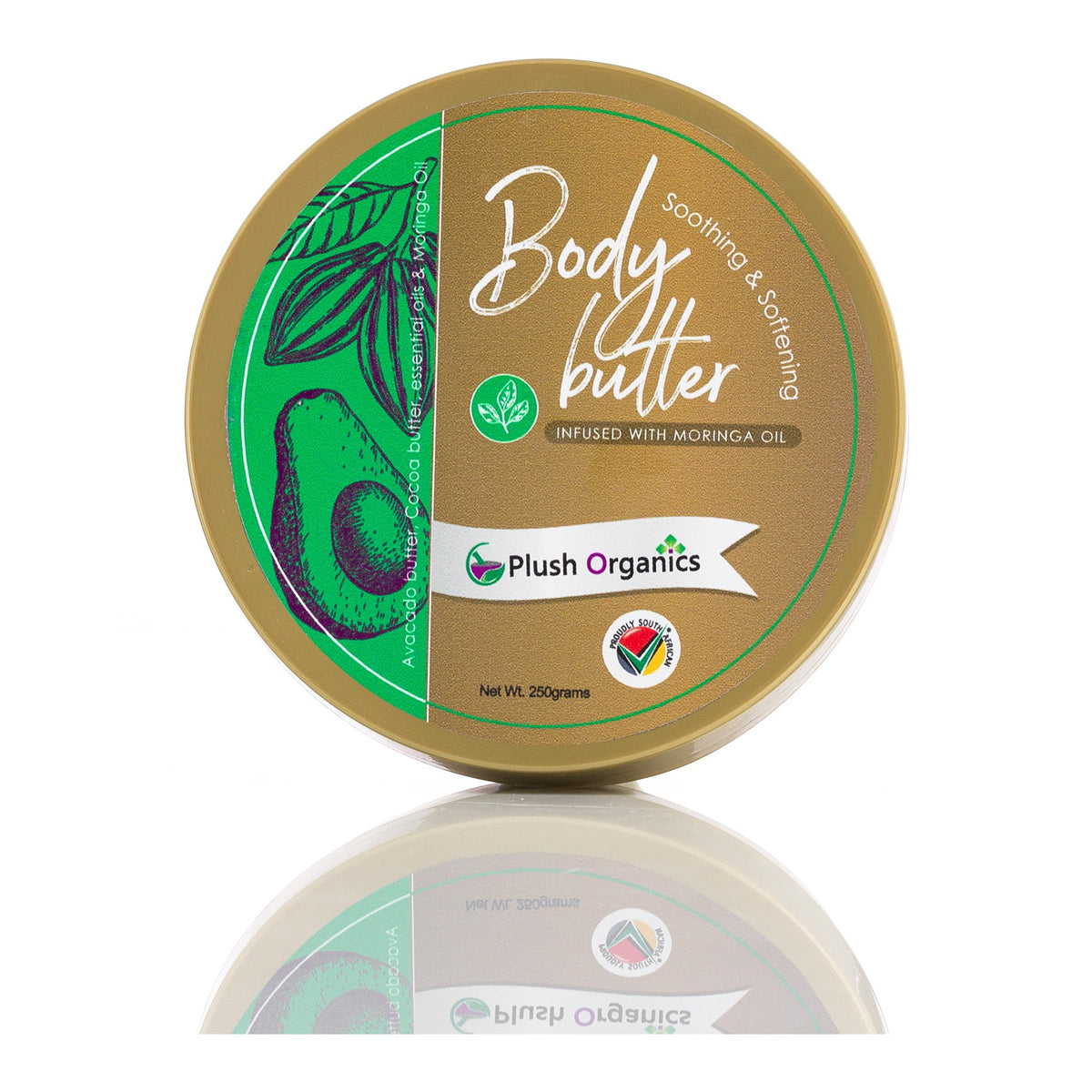 PLUSH ORGANICS - Body Butter with Moringa Oil - 250g | One Life Health