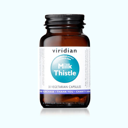 VIRIDIAN - Milk Thistle - 30 Veg Capsules | One Life Health