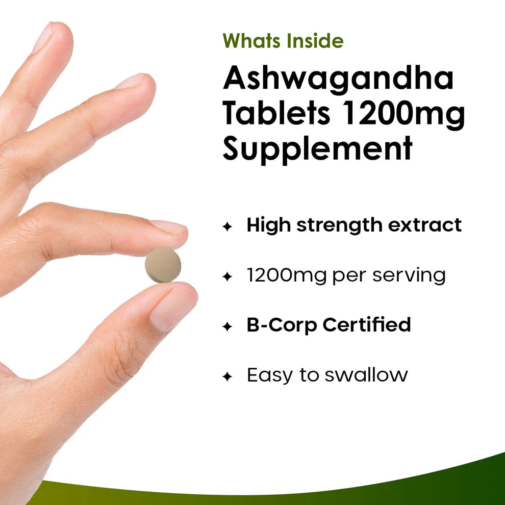 NEW LEAF - Ashwagandha KSM-66 1200mg - 180 Tablets