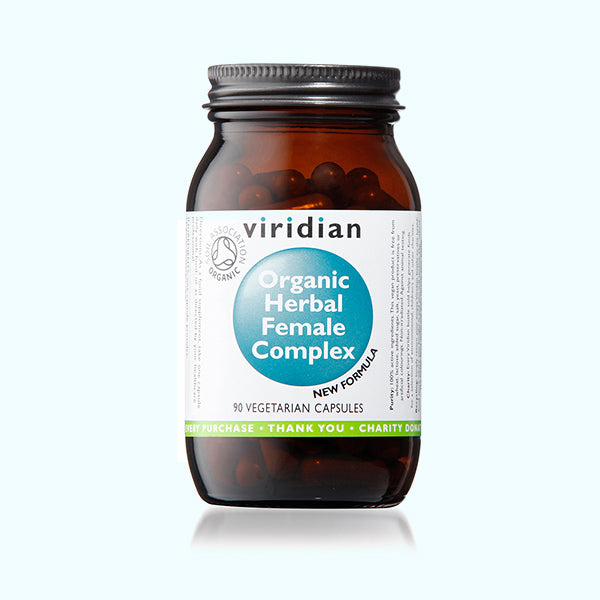 VIRIDIAN - Organic Herbal Female Complex - 90 Veg Capsules | One Life Health