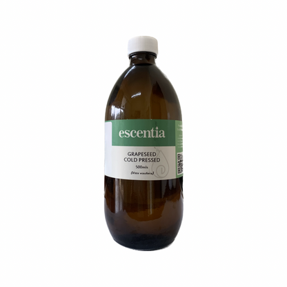 ESCENTIA - Grapeseed Oil - Cold Pressed - 500ml | One Life Health
