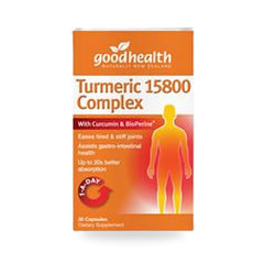 GOOD HEALTH - Turmeric 15800 Complex 30 Capsules