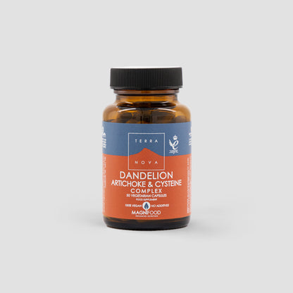 TERRANOVA - Dandelion, Artichoke and Cysteine Complex - 50 Capsules | One Life Health