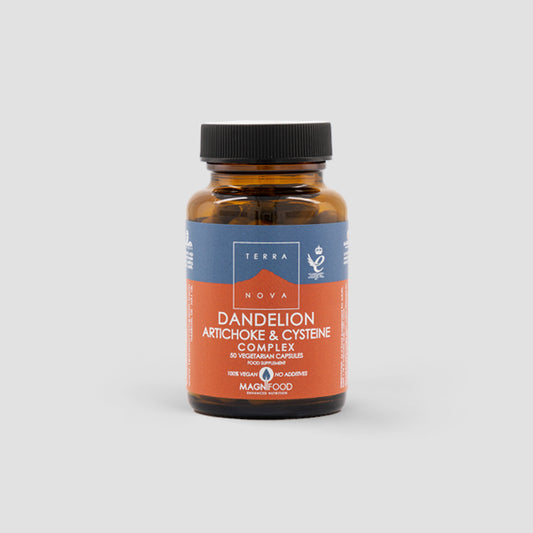 TERRANOVA - Dandelion, Artichoke and Cysteine Complex - 50 Capsules | One Life Health