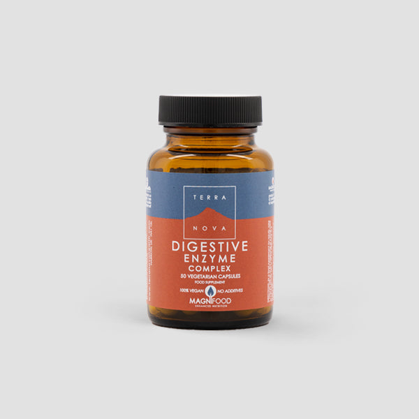 TERRANOVA - Digestive Enzyme Complex - 50 Capsules | One Life Health