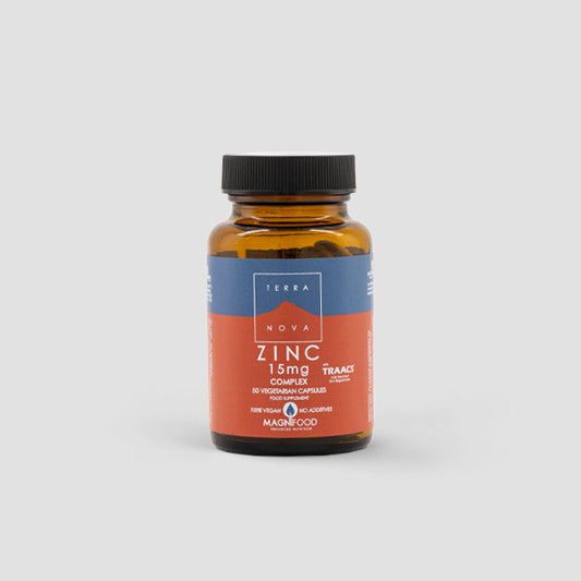 TERRANOVA - Zinc 15 mg Complex - 50 Capsules | One Life Health